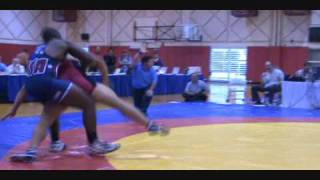 Tyrell Fortune pin Kazen Ikehara - Bout 2 of FILA Jr Word Team Trials Greco finals at 96 kg