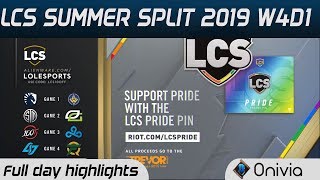 Full Day Highlights LCS Summer 2019 W4D1 By Onivia
