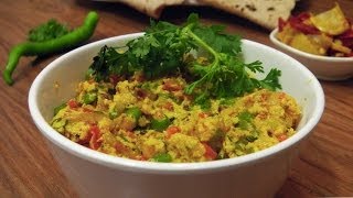 Paneer Bhurji | Sabzis | Indian Vegetarian Recipes
