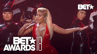 Nicki Minaj With A Sexy “Chun-Li" & “Rich Sex" Performance! | BET Awards 2018