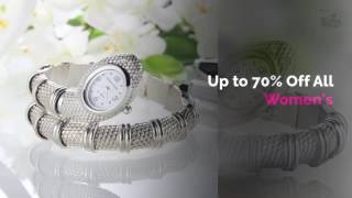 Unique Fashion Quartz Watch women Ladies Snake Shaped Bracelet