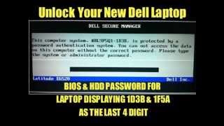 Remove Dell Latitude e6330 bios password, E6530, E6230, 1D3B