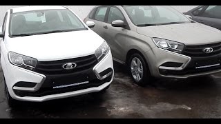 LADА XRAY комплектация Optima как смотрится авто с литьём и неокрашенными ручками