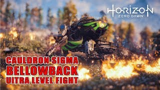 Horizon Zero Dawn™ Cauldron SIGMA Aloy vs. Fire Bellowback Ultra Hard Level - PlayStation 4