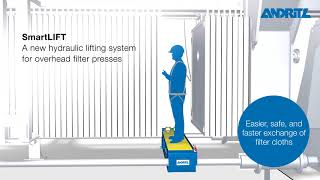ANDRITZ SmartLIFT lifting device for filter press maintenance