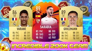 OVERPOWERED 200K SQUAD BUILDER FIFA 19 | BEST 200K LA LIGA TEAM FIFA 19!!!