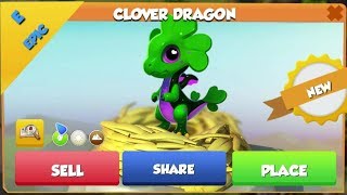CLOVER DRAGON Hatching! Cool DML Themed Game! - DML #835