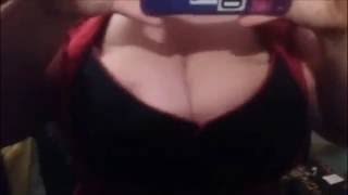 Trying to squeeze my G cups into a tight dress