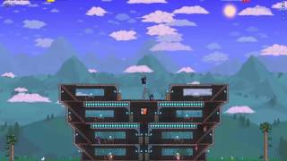 Terraria expert mode  1.3 summoner Playthrough ep3 - a normal day in Terraria