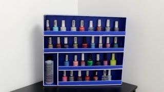 Organizador de esmaltes / Ideas para organizar tu cuarto - Hablobajito