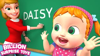 Teach Self Introduction | Preschool Song for Kids | Billion Surprise Toys