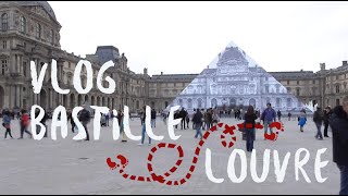 ВЛОГ ПАРИЖ. БАСТИЛИЯ - ЛУВР // VLOG PARIS. BASTILLE - LOUVRE