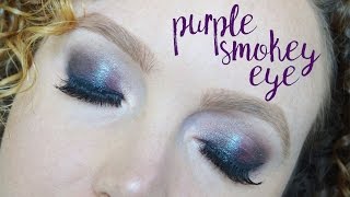 Smokey Purple Eyeshadow Tutorial for Beginners