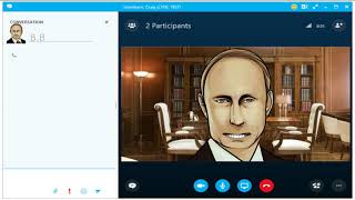 Поздравление с днём рождения для Анны от Путина по скайпу