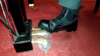 Yamaha Grand Piano pedal pumping in Unknown brand Tactical boots from China