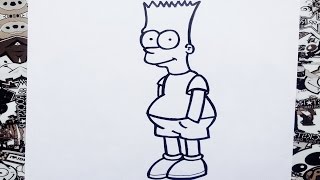Como dibujar a bart | how to draw bart | como desenhar o bart
