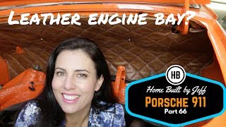 Quilted leather sound pad - Porsche 911 Classic Car Build Part 66