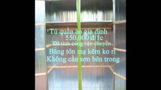 Tủ tôn treo quần áo 320k