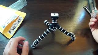 Фото,видео штатив тринога из Китая за 3 бакса Photo, video tripod tripod from China