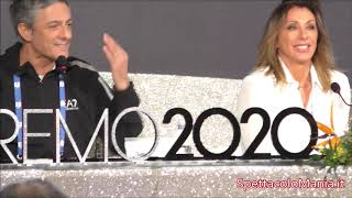 Sanremo 2020: videosintesi della conferenza stampa per la seconda serata