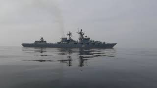 Артиллерийские стрельбы кораблей ТОФ в Японском море