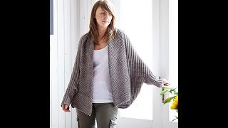 Большой Кардиган Спицами - 2019 / Big Cardigan Spokes / Große Strickjacke Speichen