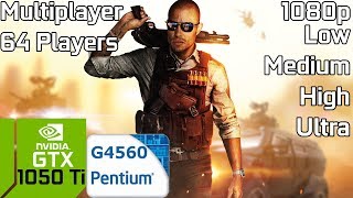 Battlefield Hardline Multiplayer [PC] GTX 1050 Ti 4GB GDDR5 & Intel Pentium G4560