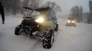Buginy Polaris RZR 1000 (150PS) - snow modification (cabin)