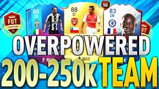 THE BEST OP 200K To 250K FUT CHAMPIONS BPL/SERIE A HYBRID TOTS SQUAD BUILDER! FIFA 17 ULTIMATE TEAM