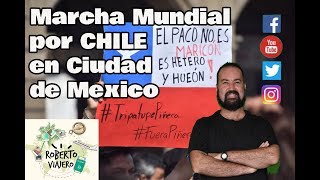 Marcha Mundial por CHILE en Ciudad de México (2019)