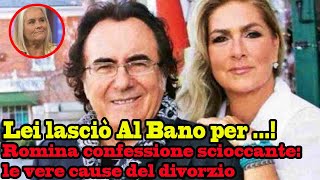Lei lasciò Al Bano per ...! Romina Power confessione scioccante: le vere cause del divorzio
