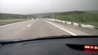 Ураганный ветер 19.05.2015 на трассе Кемерово-Лесная Поляна