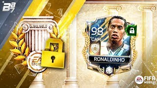 SPECIAL EDITION 98 PRIME ICON RONALDINHO UNLOCKED!! | FIFA MOBILE