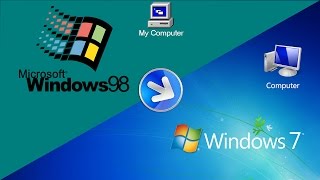 Windows 98 in 2017: Windows 98 SE transformed into Windows 7 (refined)