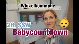 BABYCOUNTDOWN 26. SSW | Wickelkommode fertig | Lisi Schnisi