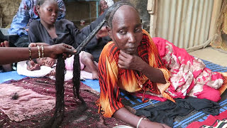 Le secret des longs cheveux crépus au Tchad