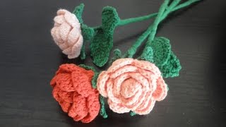 Вязаная роза Rose Crochet