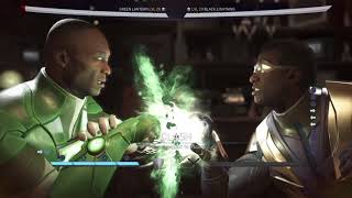 Injustice 2 Green Lantern (John Stewart) vs. Black Lightning