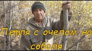 петля с очепом на соболя