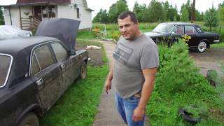 Нашли в болоте Волгу Газ 3102 "Дипломат".