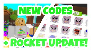 GET FREE PETS! ROCKET UPDATE! | Roblox Pinata Simulator