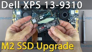 Dell XPS 13 9310 How to install or upgrade M2 SSD