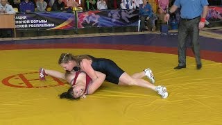 Вольная борьба. Женщины. Чемпионат ПФО и турнир памяти Чапаева В.И. 9.04.2016. Чебоксары.