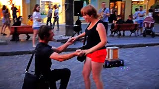 Одесса, Дерибасовская, саксофон / Odessa, Deribasovskaya street, saxophone