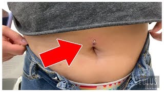 Have You Ever Seen A Belly Button Piercing Like This!?
