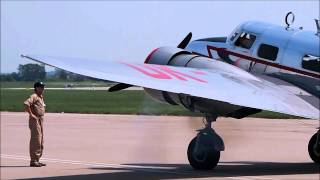 Lockheed L-10A Electra engine start up