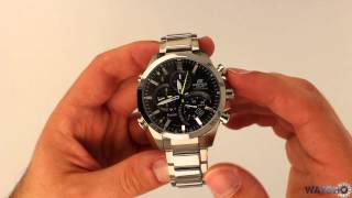 WatchO.co.uk - Casio Edifice Bluetooth Solar Chronograph Watch EQB-500D-1AER | Unboxing & Close Look