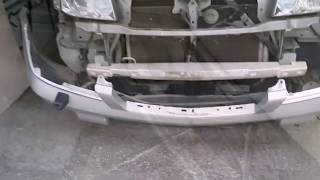 Nissan X-Trail 2005  - снятие бамперов