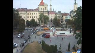 Веб-камера онлайн Проспект Свободы - Памятник Шевченко, Львов - Camera.HomeTab.info