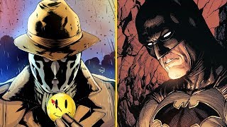 БЭТМЕН ВСТРЕТИЛ РОРШАХА? КОМЕДИАНТ ВЕРНУЛСЯ?  ЧАСЫ СУДНОГО ДНЯ.  DC COMICS. DOOMSDAY CLOCK. WATCHMEN
